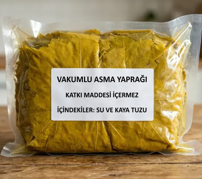 Vakumlu Salamura Asma Yaprağı 1 KG